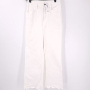 En Saison White Jeans Pants Distressed Ankle Straight Leg Womens Size XS